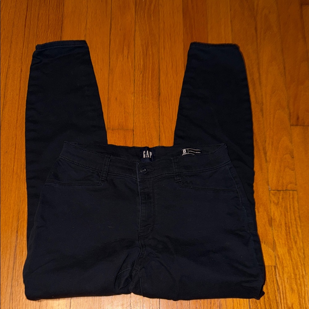GAP Black Stretch Ankle Pants Size 8